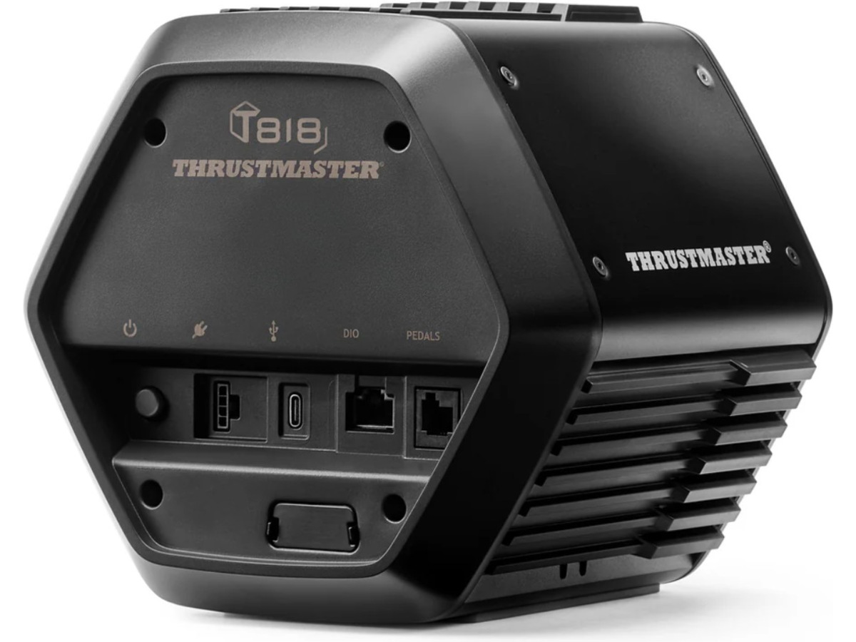 Thrustmaster T818 servobase Black Edition Rat og pedaler