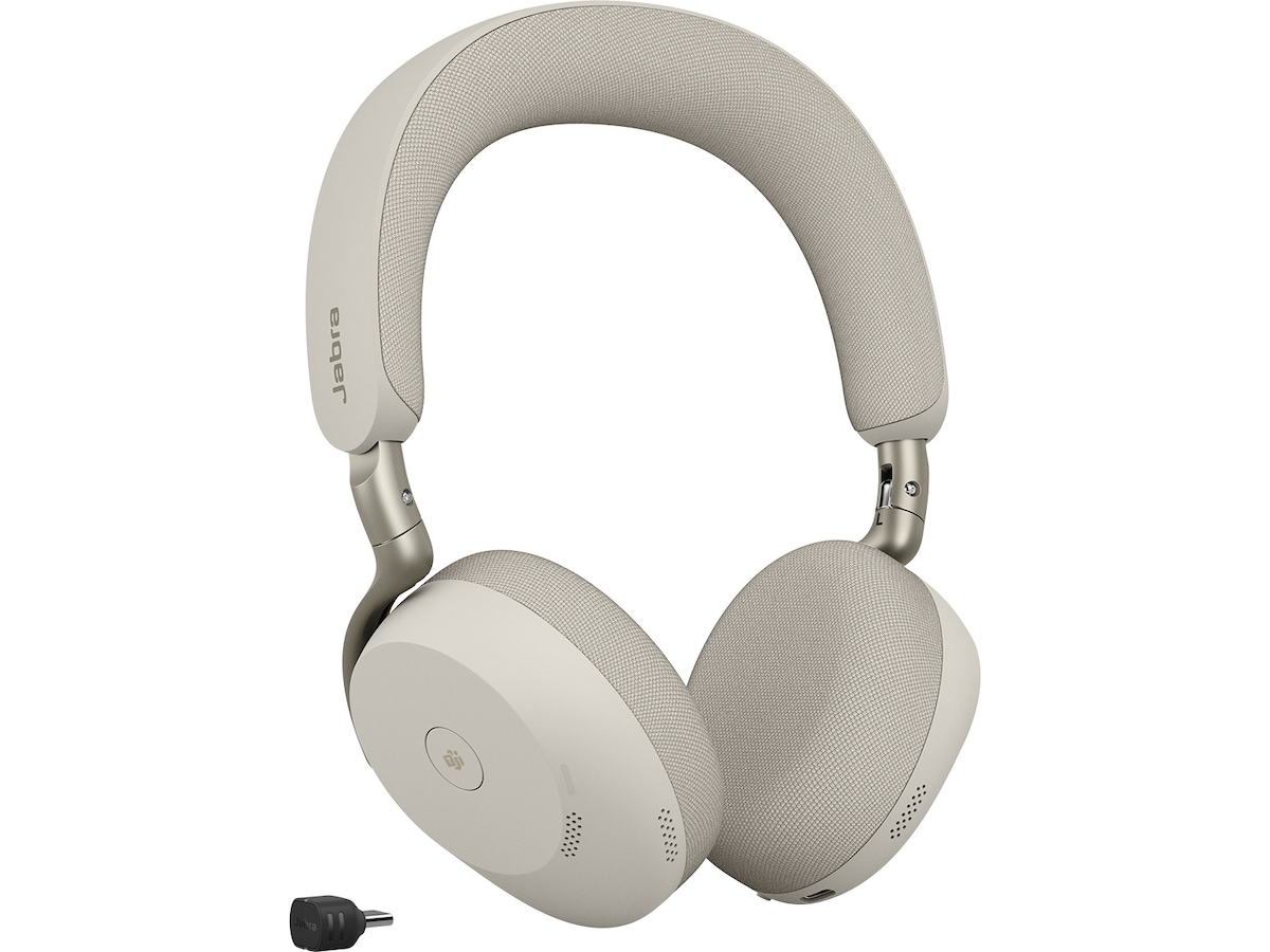 Jabra Evolve3 75 Link390c MS stereo (varm grå) Trådløst headset