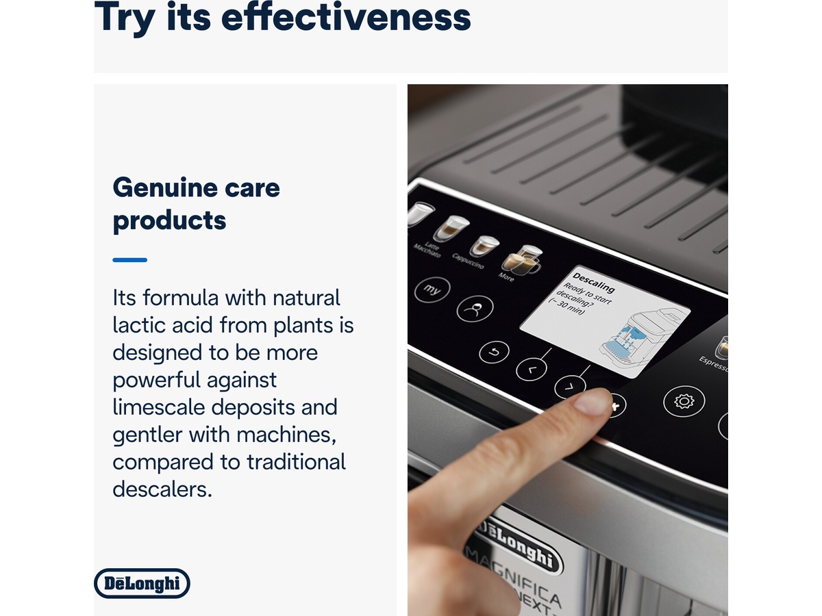 DeLonghi DLSC202 afkalkningsmiddel 200 ml Tilbehør til kaffemaskine