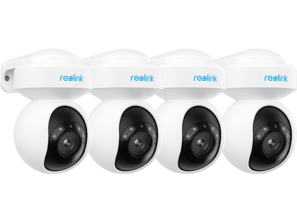 Reolink E1 Outdoor WiFi udendørs overvågningskamera 4-pack Overvågningskameraer