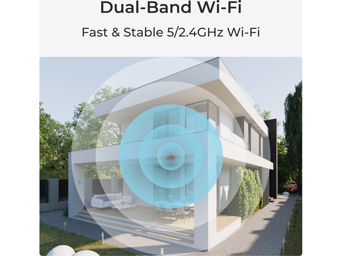 Reolink E1 Outdoor WiFi udendørs overvågningskamera 4-pack Overvågningskameraer