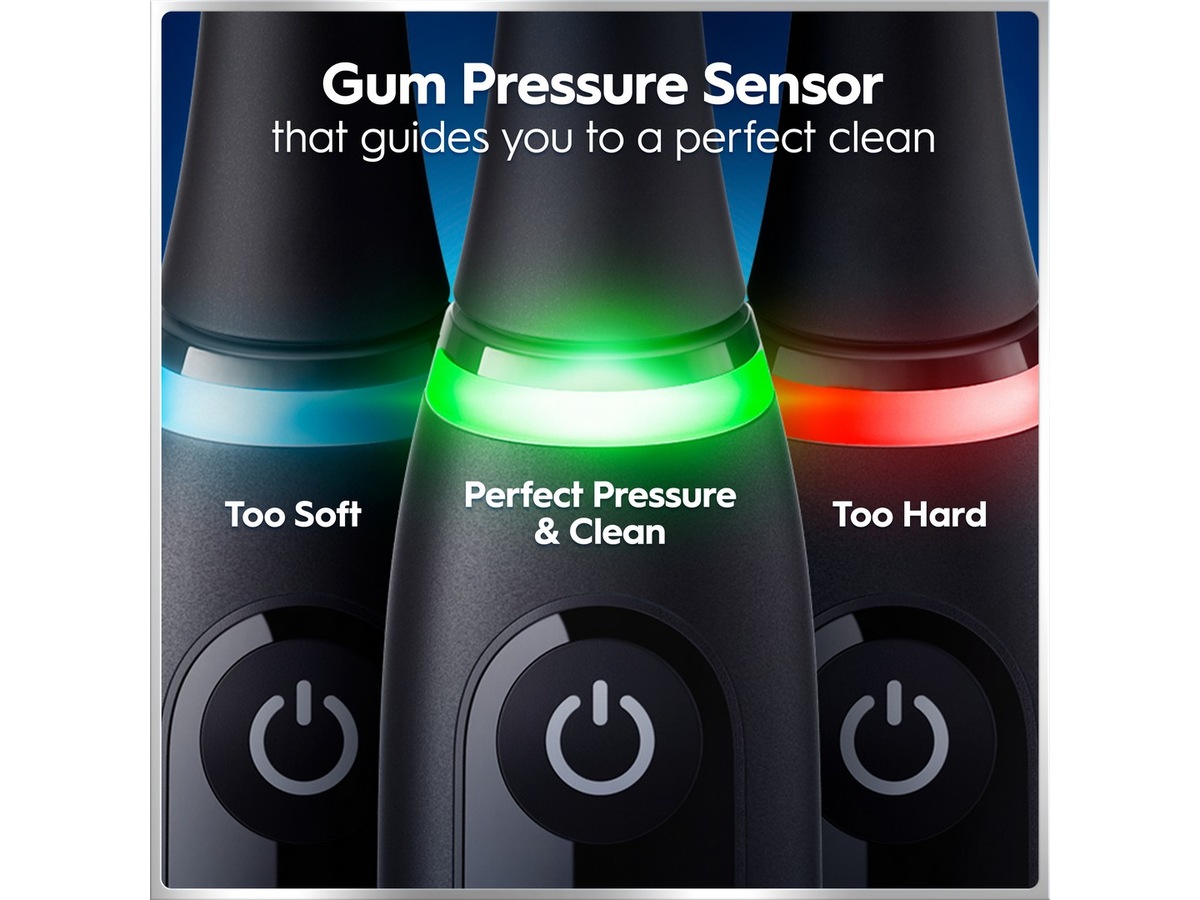 Oral-B iO6 elektrisk tandbørste (sort og lyserød) Tilbehør til tandpleje