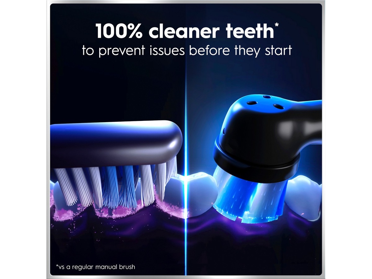 Oral-B iO6 elektrisk tandbørste (sort og lyserød) Tilbehør til tandpleje