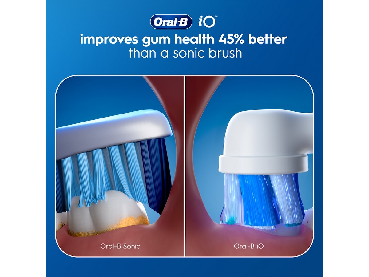 Oral-B iO3 elektrisk tandbørste (hvid) Tilbehør til tandpleje