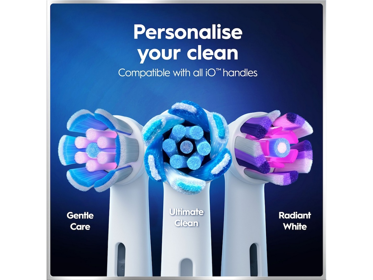 Oral-B iO6 elektrisk tandbørste (grå) Tilbehør til tandpleje