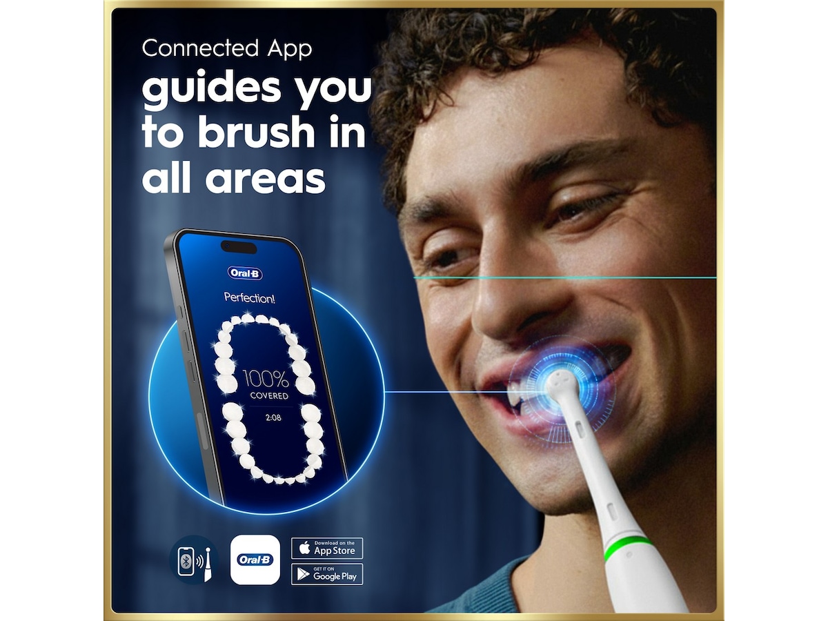 Oral-B iO9 elektrisk tandbørste (hvid) Tilbehør til tandpleje
