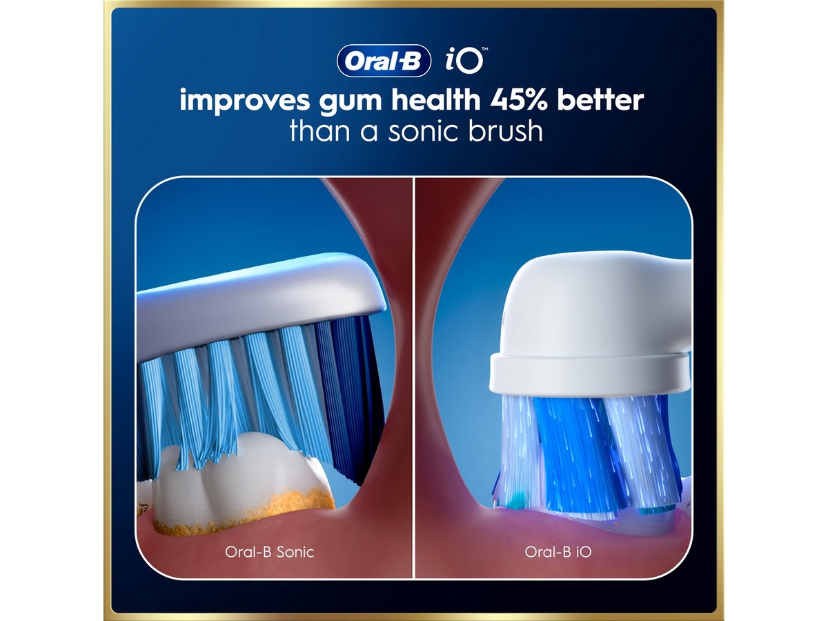 Oral-B iO9 elektrisk tandbørste (hvid) Tilbehør til tandpleje