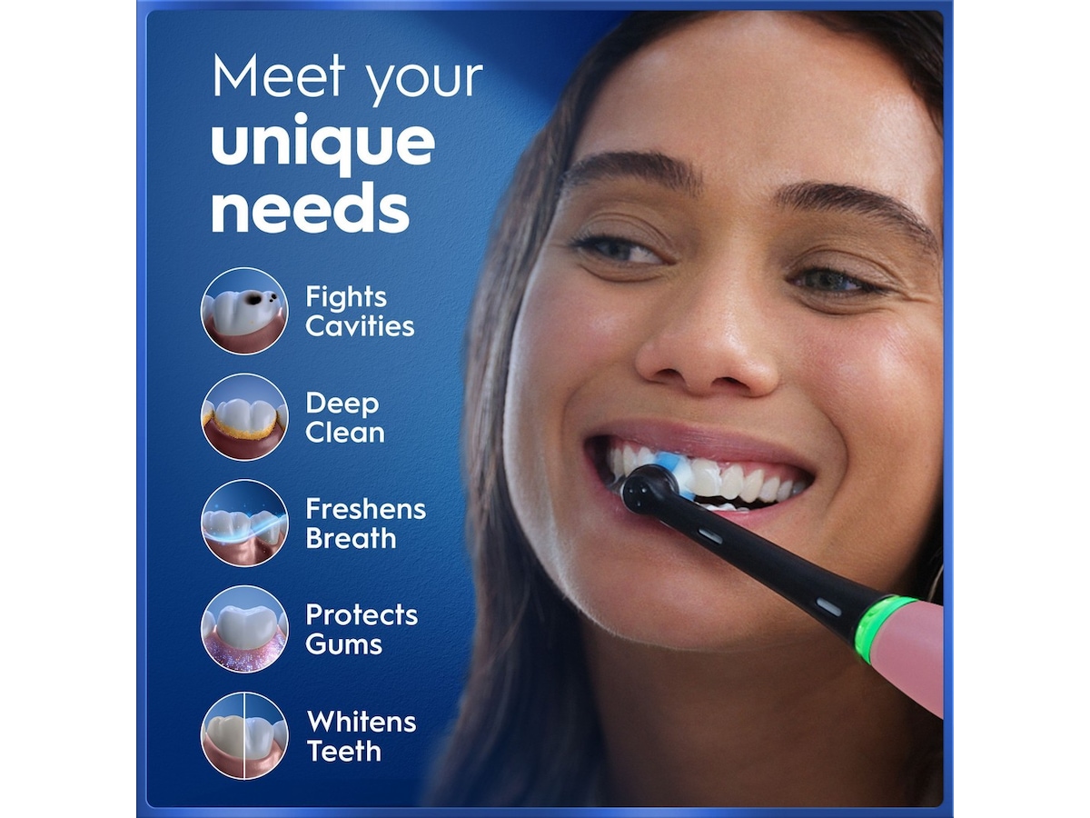 Oral-B iO5 elektrisk tandbørste (rosa) Tilbehør til tandpleje