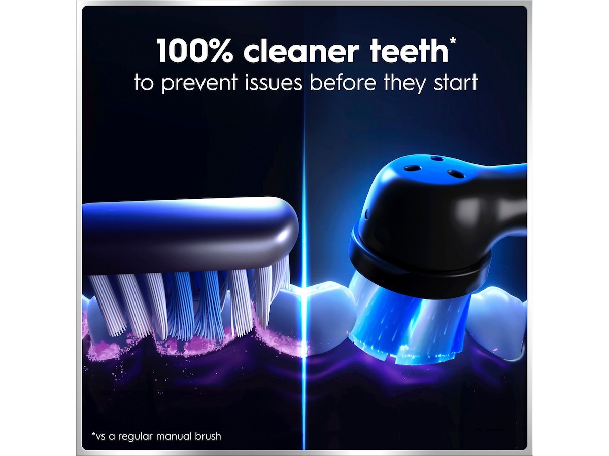 Oral-B iO6 elektrisk tandbørste (sort) Elektriske tandbørster