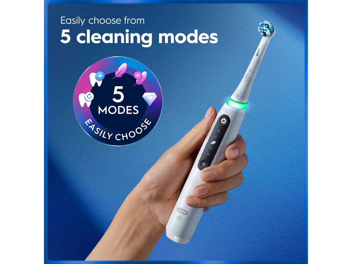 Oral-B iO5 elektrisk tandbørste (hvid) Tilbehør til tandpleje