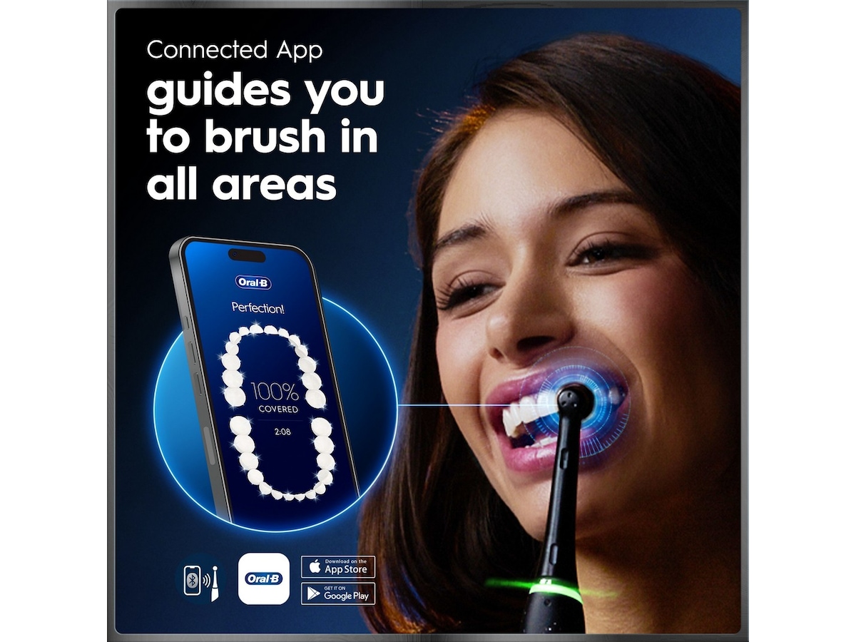 Oral-B iO10 elektrisk tandbørste (sort) Tilbehør til tandpleje