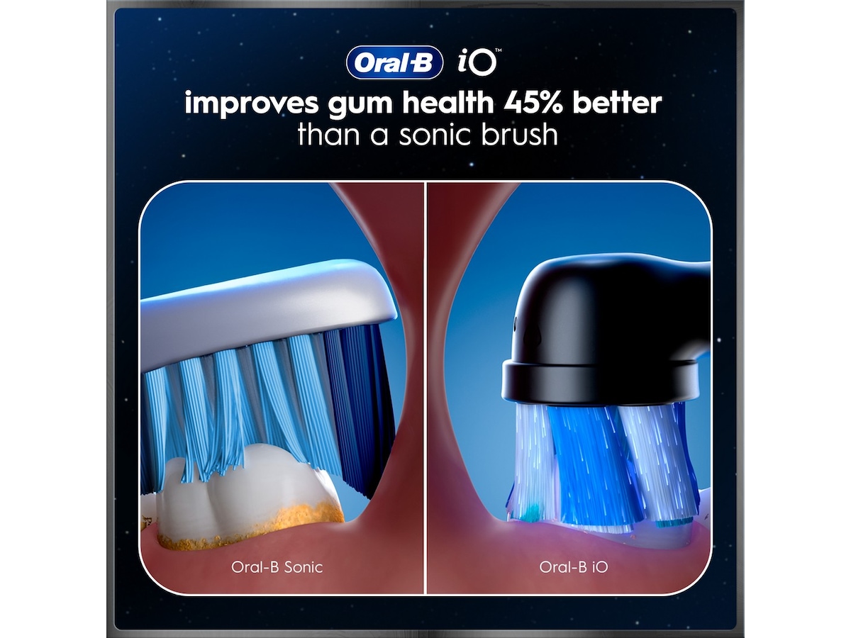 Oral-B iO10 elektrisk tandbørste (sort) Tilbehør til tandpleje