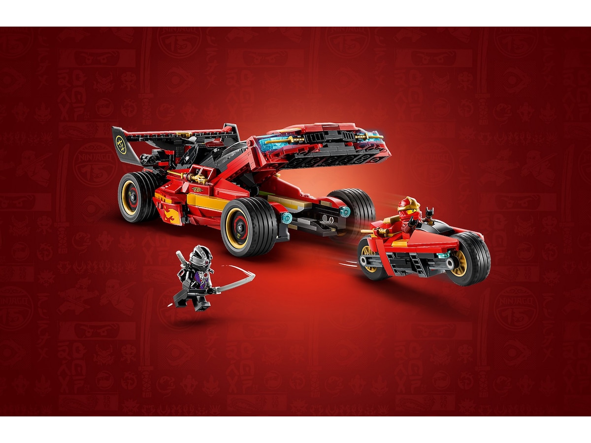 LEGO Ninjago 15-års jubilæumsudgaven af Kais X-1 ninjabil 71867 LEGO