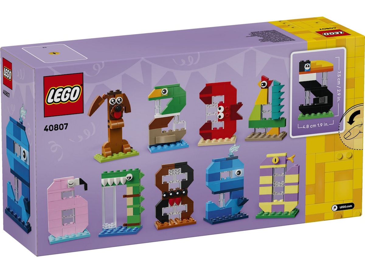 LEGO Iconic Fødselsdagstal 40807 LEGO