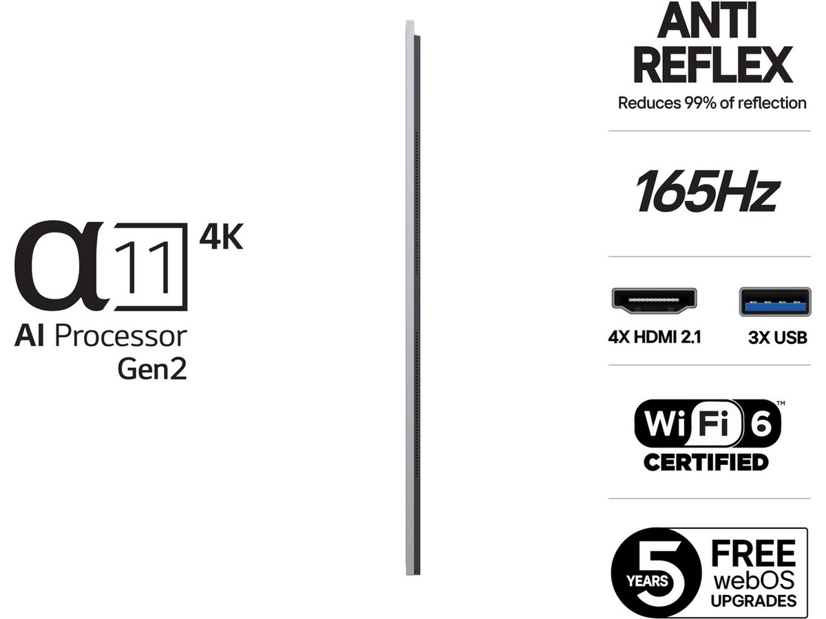 LG 77" G5 AI 4K OLED Smart TV (2025) 20 - 49 tommer TV