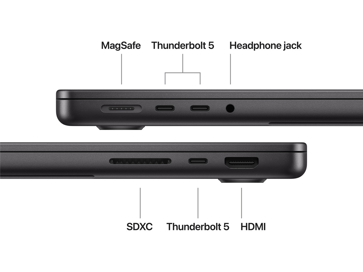 MacBook Pro 14 M5 Max (2026) 2TB (stellarsvart) PC - Bærbar / laptop