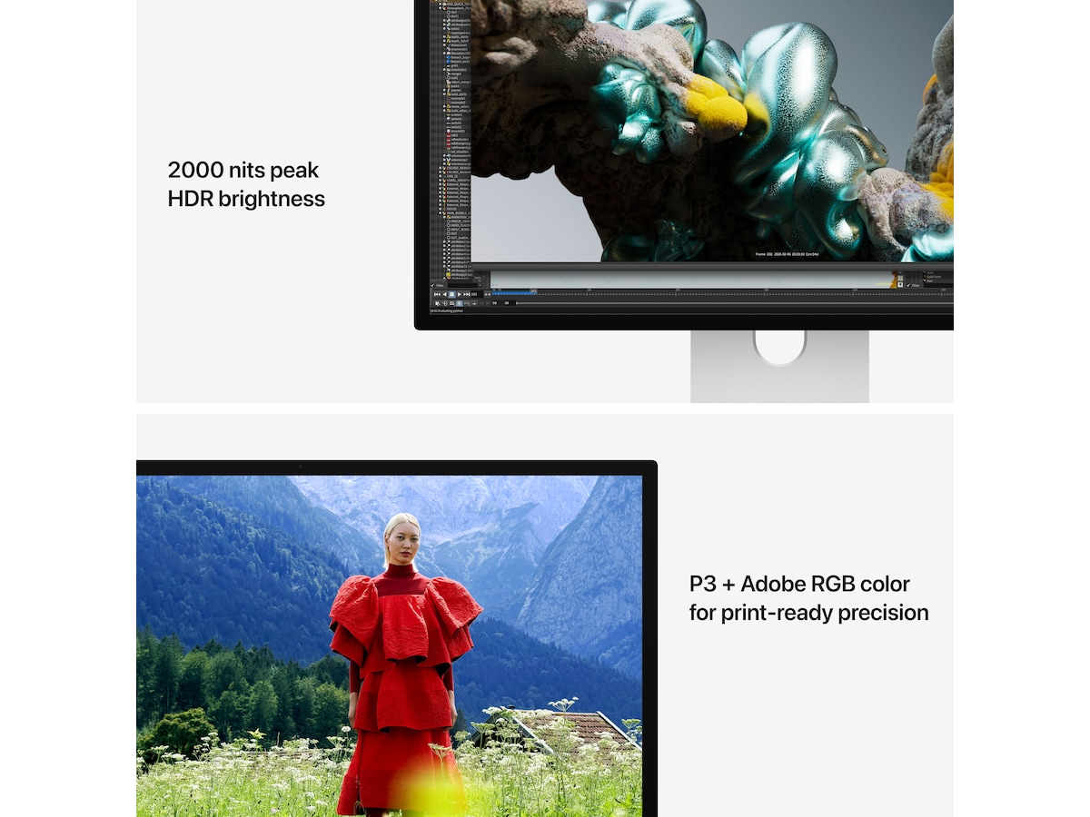 Apple Studio Display XDR (2026) Nano-Texture Glass - stativ med vinkel- og højdejustering Skærme