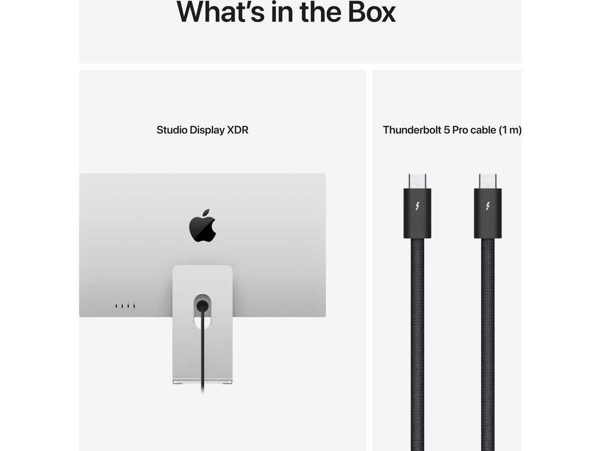 Apple Studio Display XDR (2026) Nano-Texture Glass - stativ med vinkel- og højdejustering Skærme