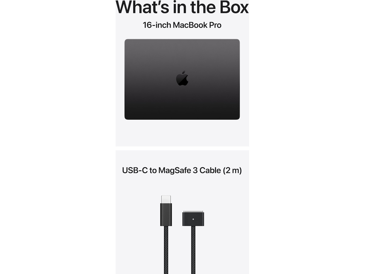 MacBook Pro 16 M5 Pro (2026) 1TB (stellarsvart) PC - Bærbar / laptop