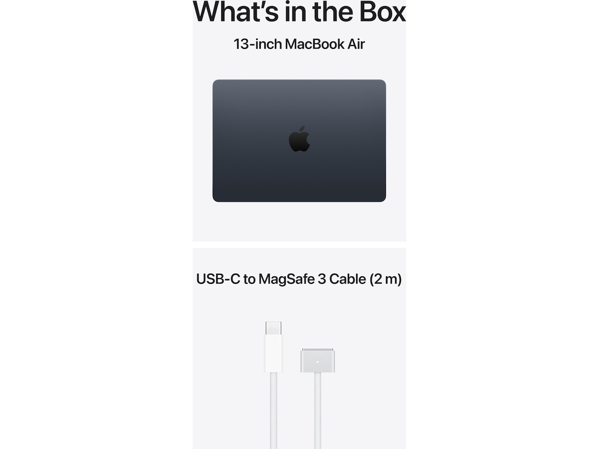 MacBook Air 13" M5 (2026) 1TB (midnat) PC - Bærbar / laptop