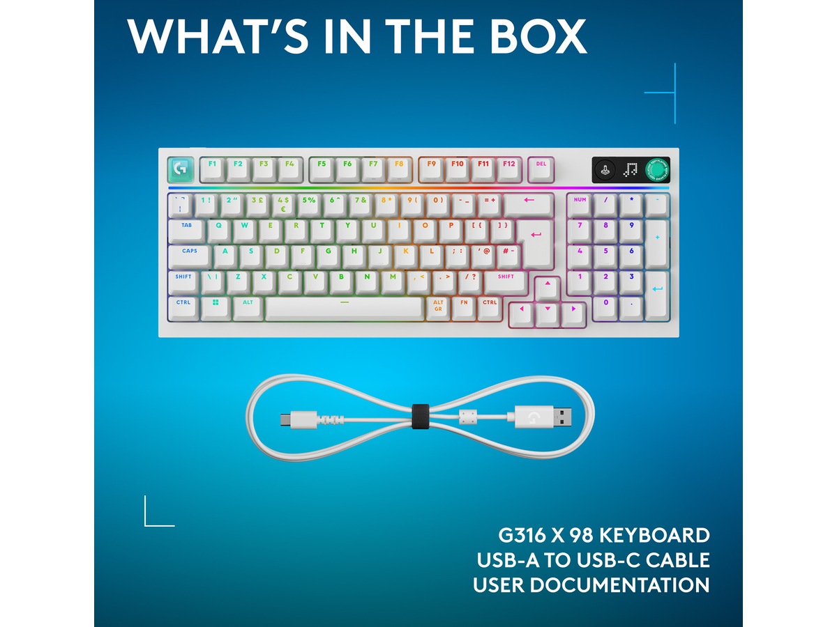 Logitech G316 X 98 spiltastatur Gamingkeyboard