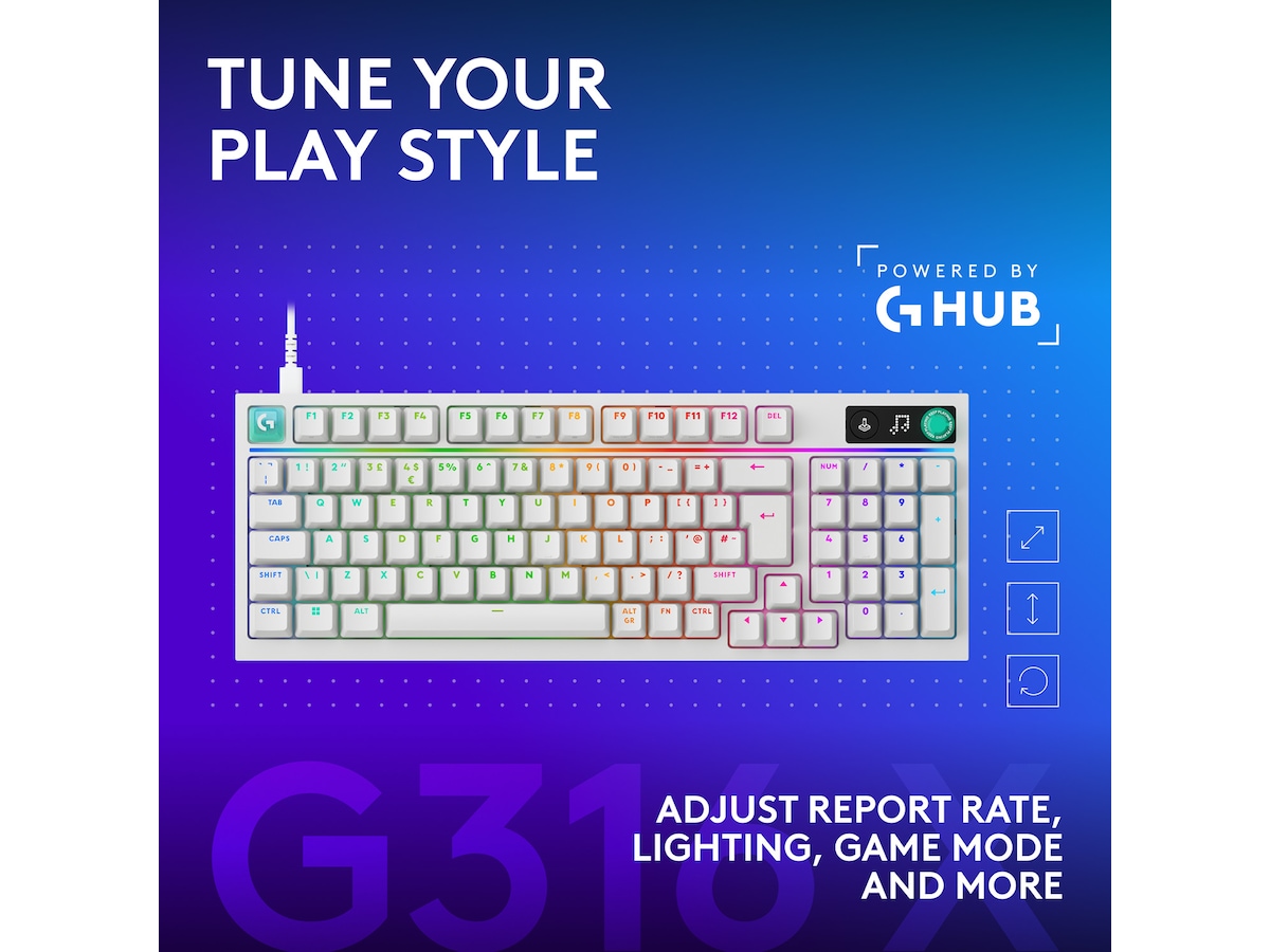 Logitech G316 X 98 spiltastatur Gamingkeyboard