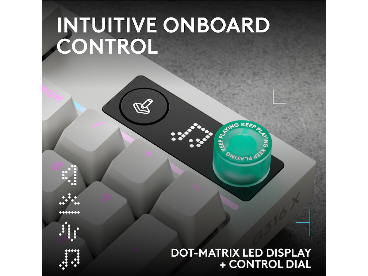 Logitech G316 X 98 spiltastatur Gamingkeyboard