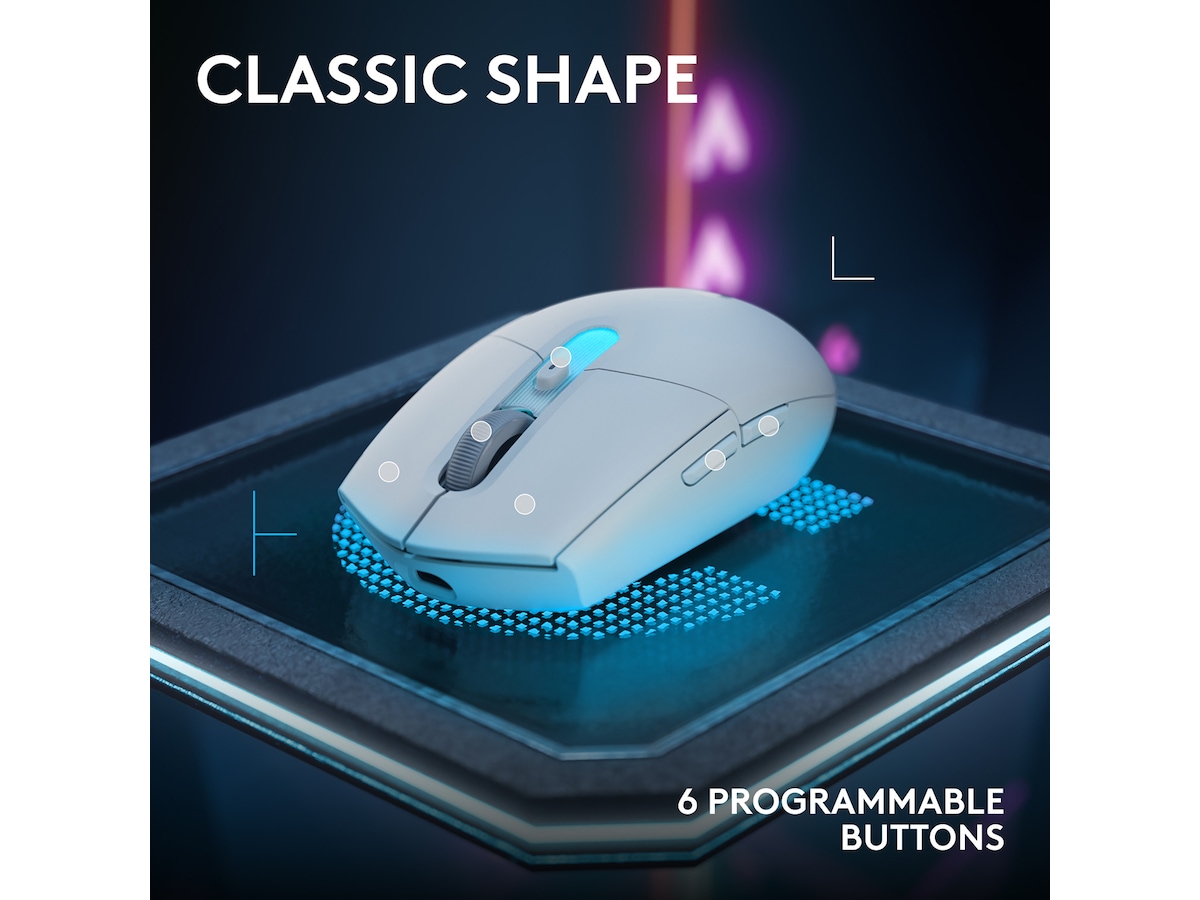 Logitech G305 X SUPERLIGHT Trådløs Spillemus (hvid) Gamingmus