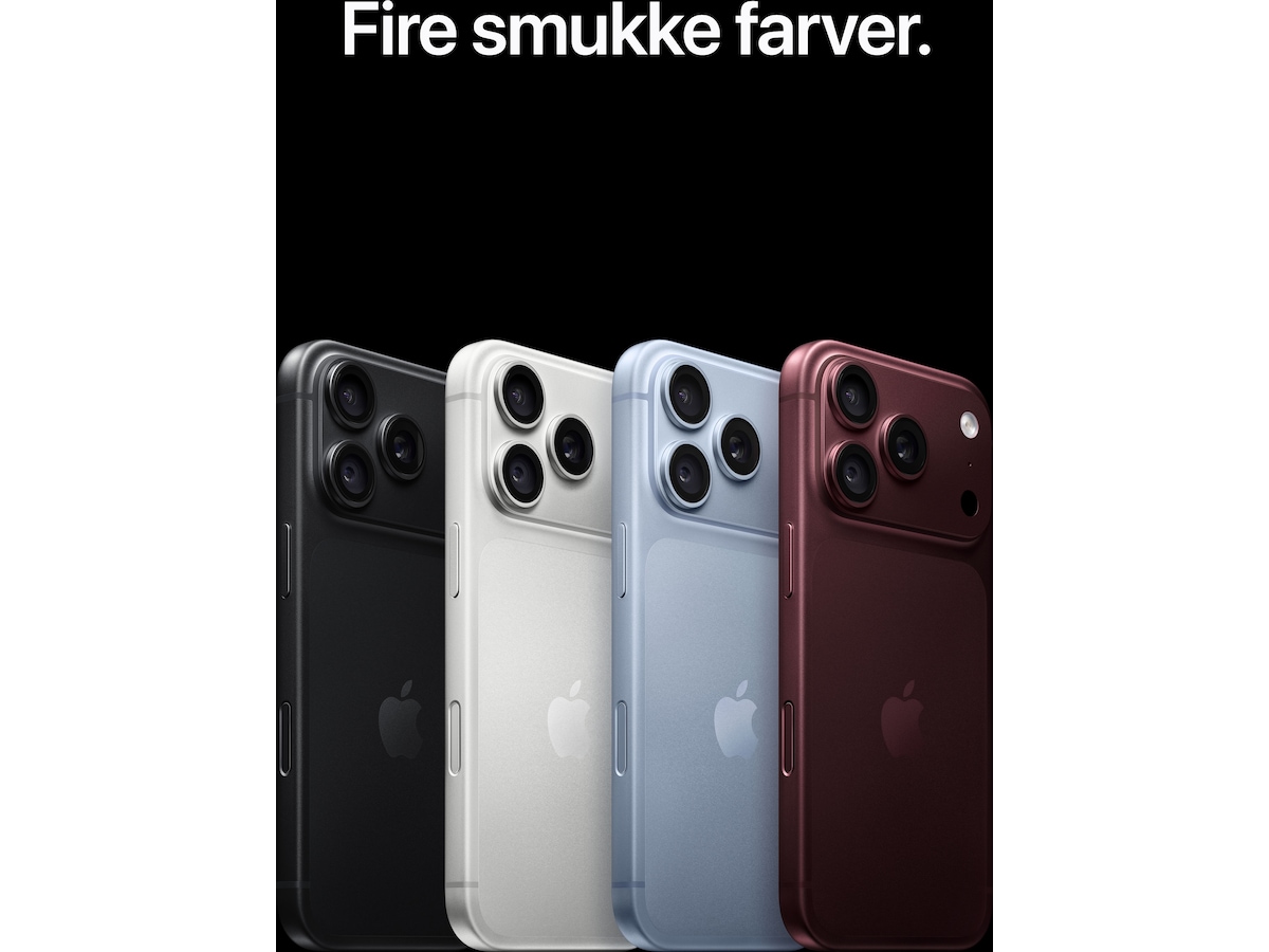 iPhone 18 Pro 256GB (sort) Mobiltelefoner