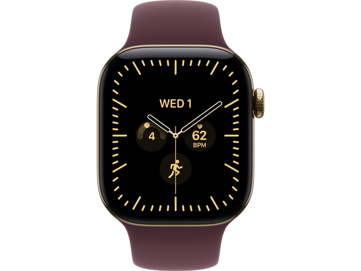 Apple Watch Series 12 GPS + LTE 42mm Titan (radiant gold) Smartwatches