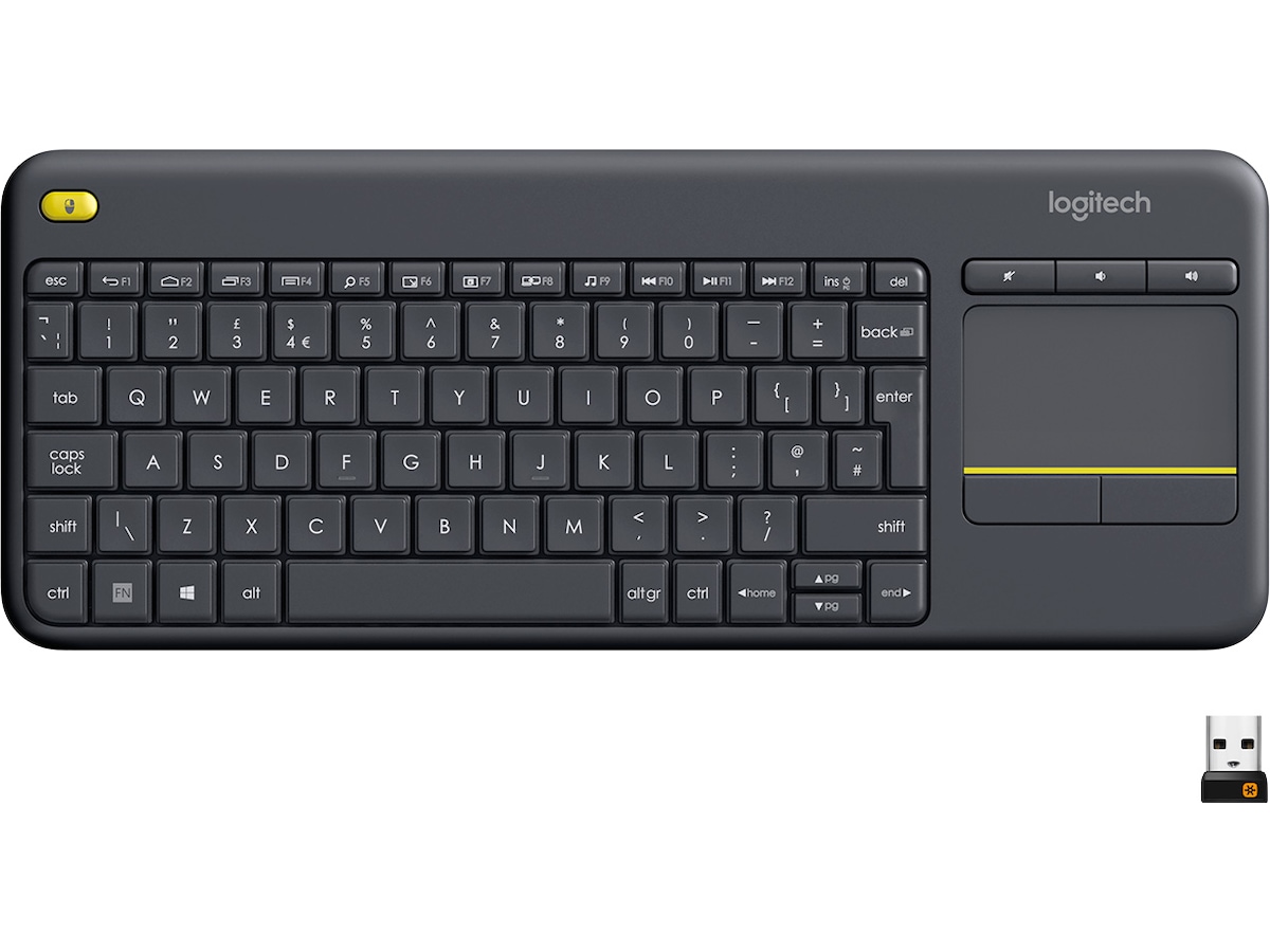 Logitech K400 Plus (Dark Grey) Keyboards