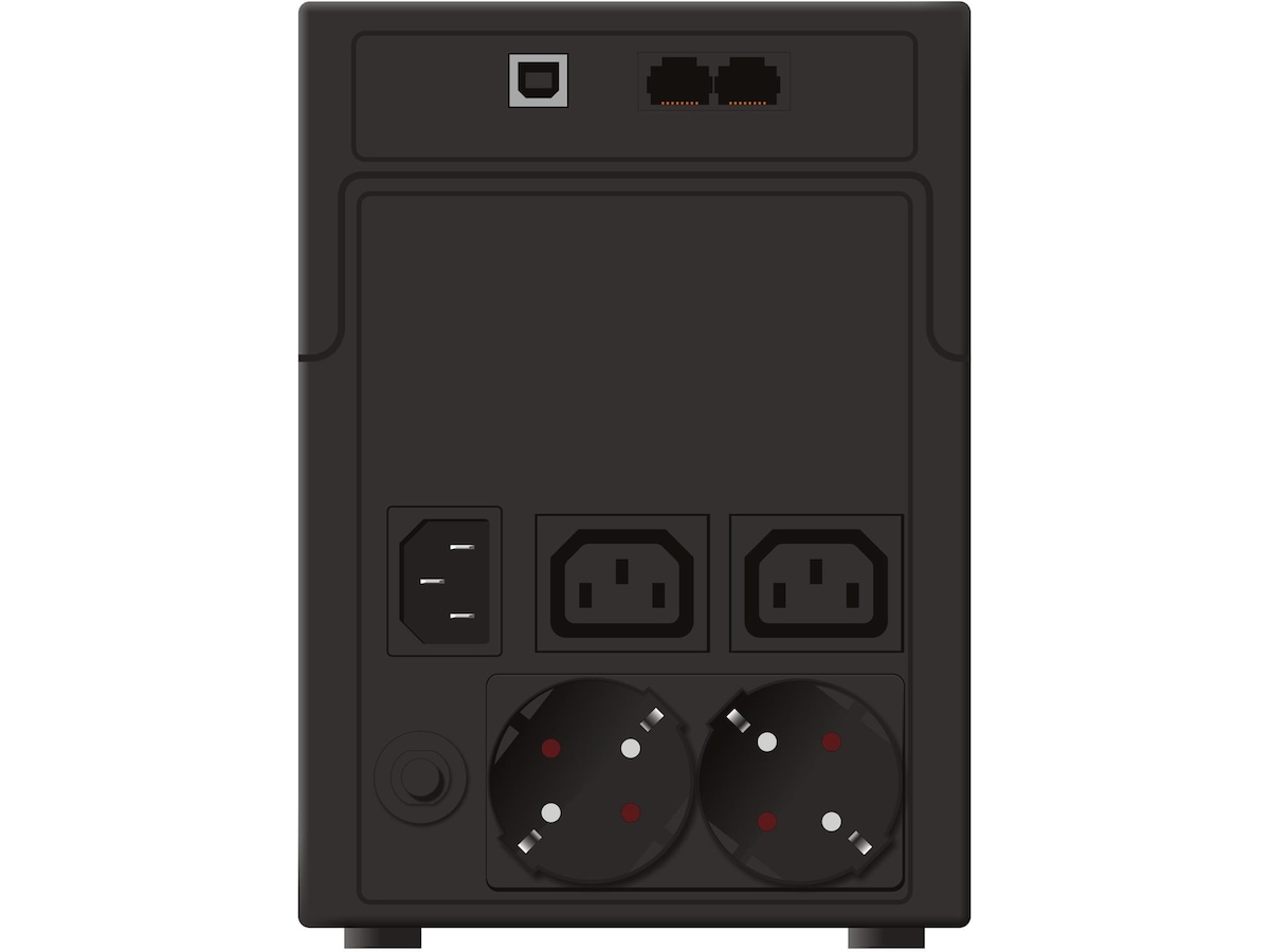 BlueWalker PW UPS VI 1200 SHL UPS og UPS-batteri