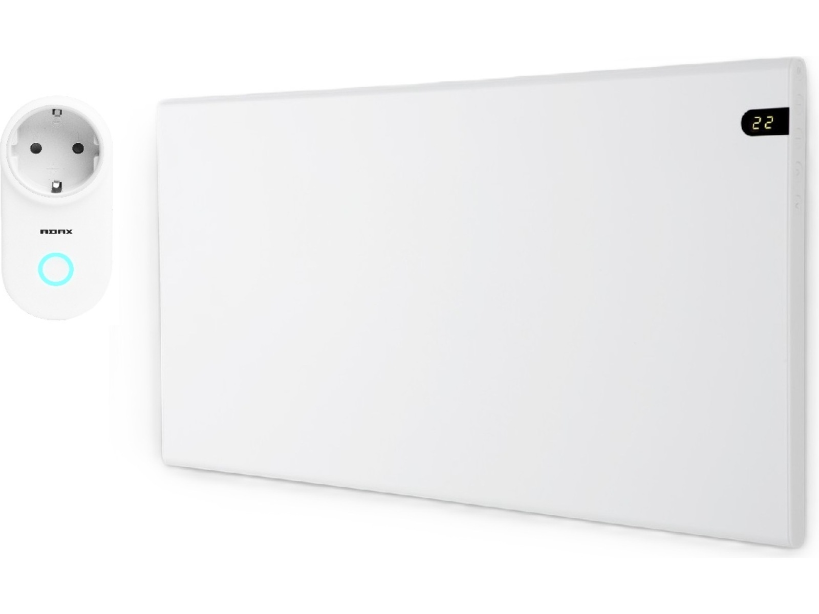 Adax Neo Basic Panelovn 1000W (hvid) + smartplug Varmepaneler