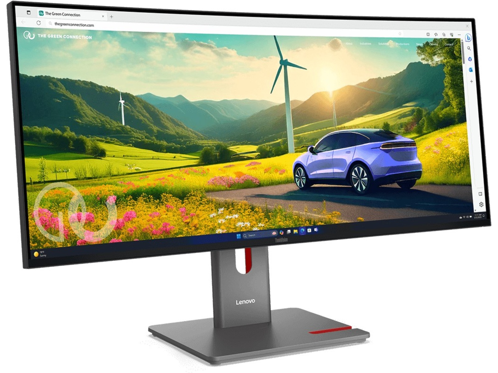 Lenovo 34" skærm ThinkVision P34WD-40 Skærme