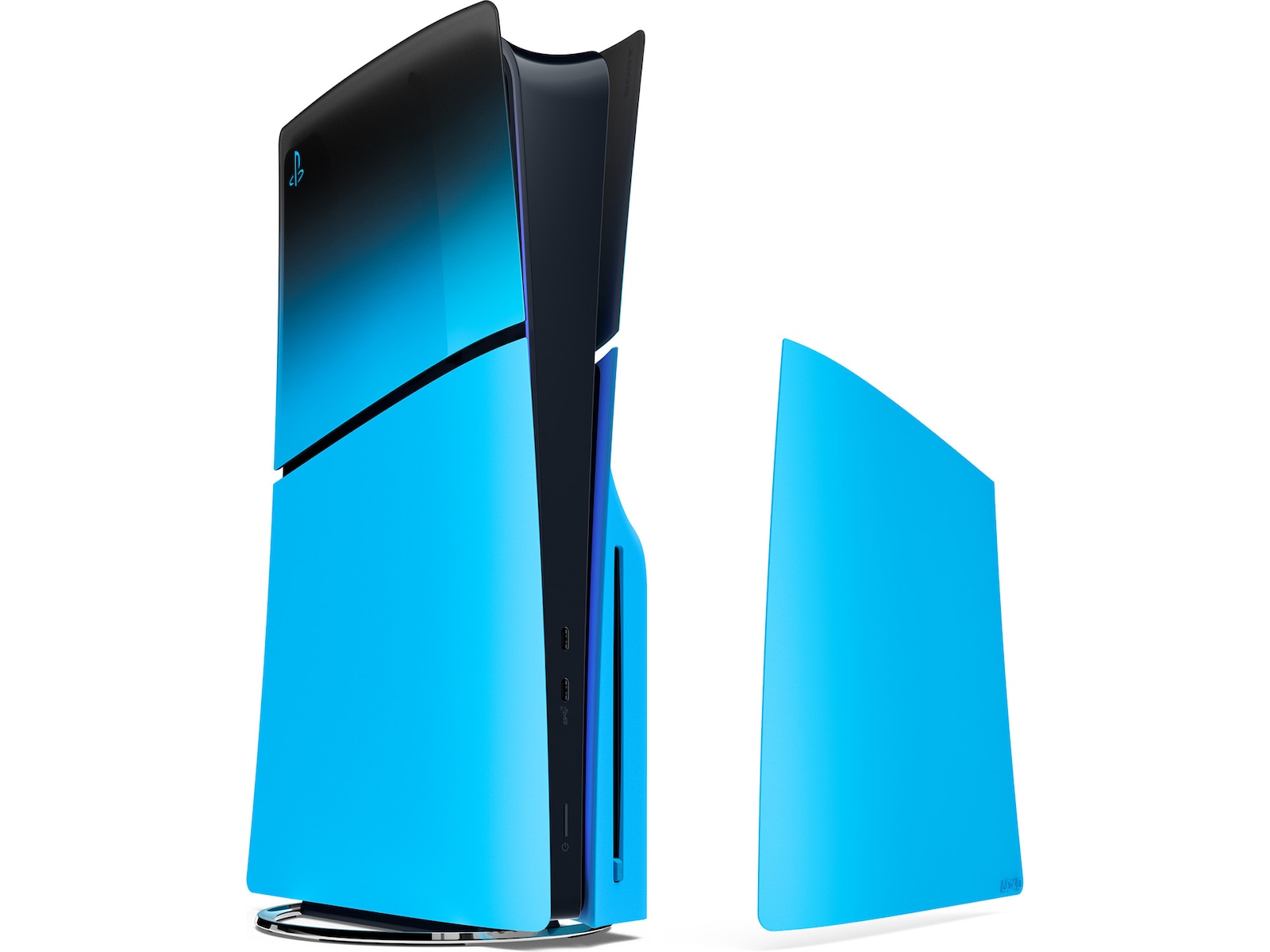 PS5 Console Cover (Slim) Rhythm Blue Tilbehør til spilkonsoller