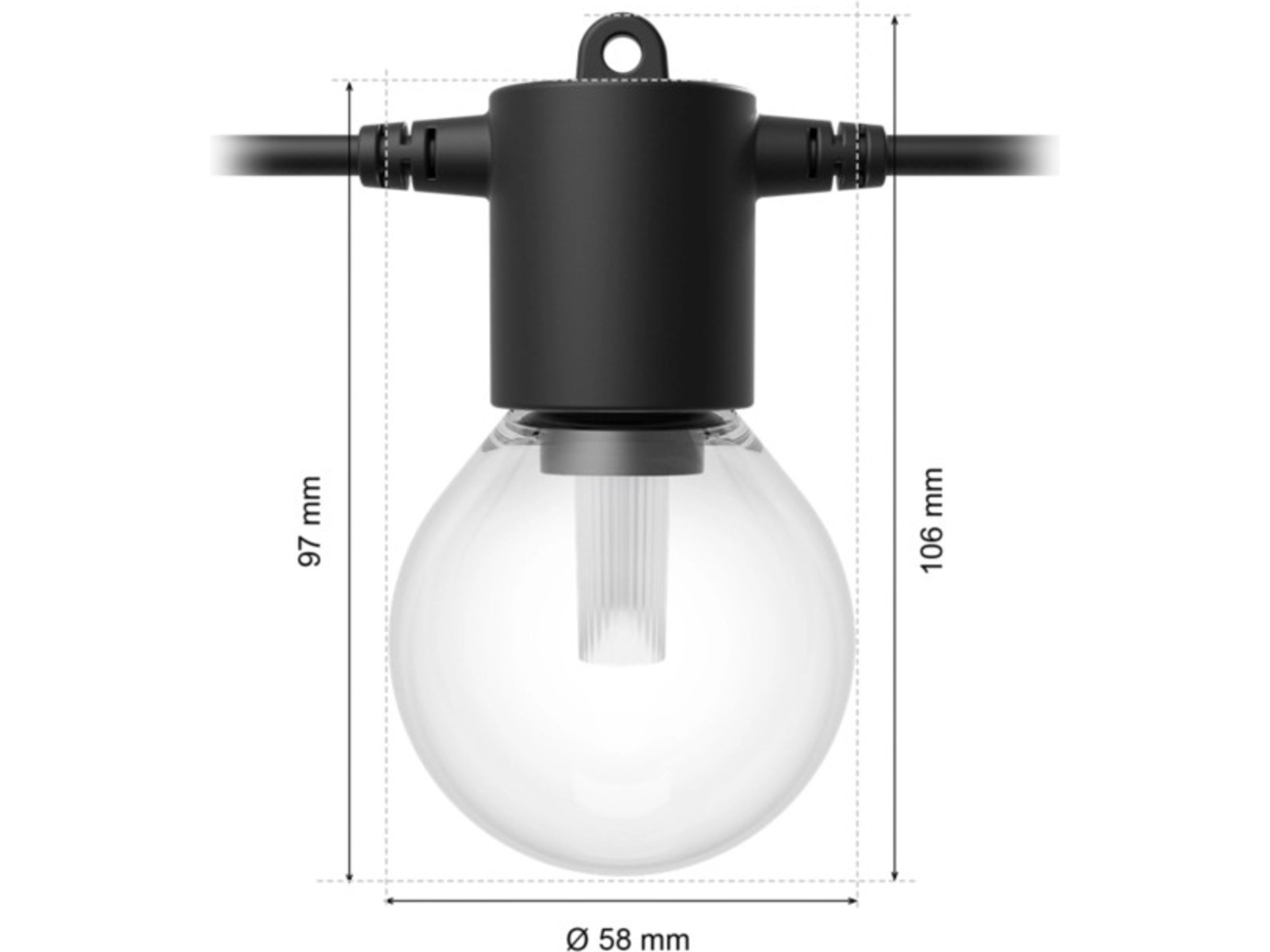 Philips Hue Festavia Globe lyskæde 14m Lyskæder