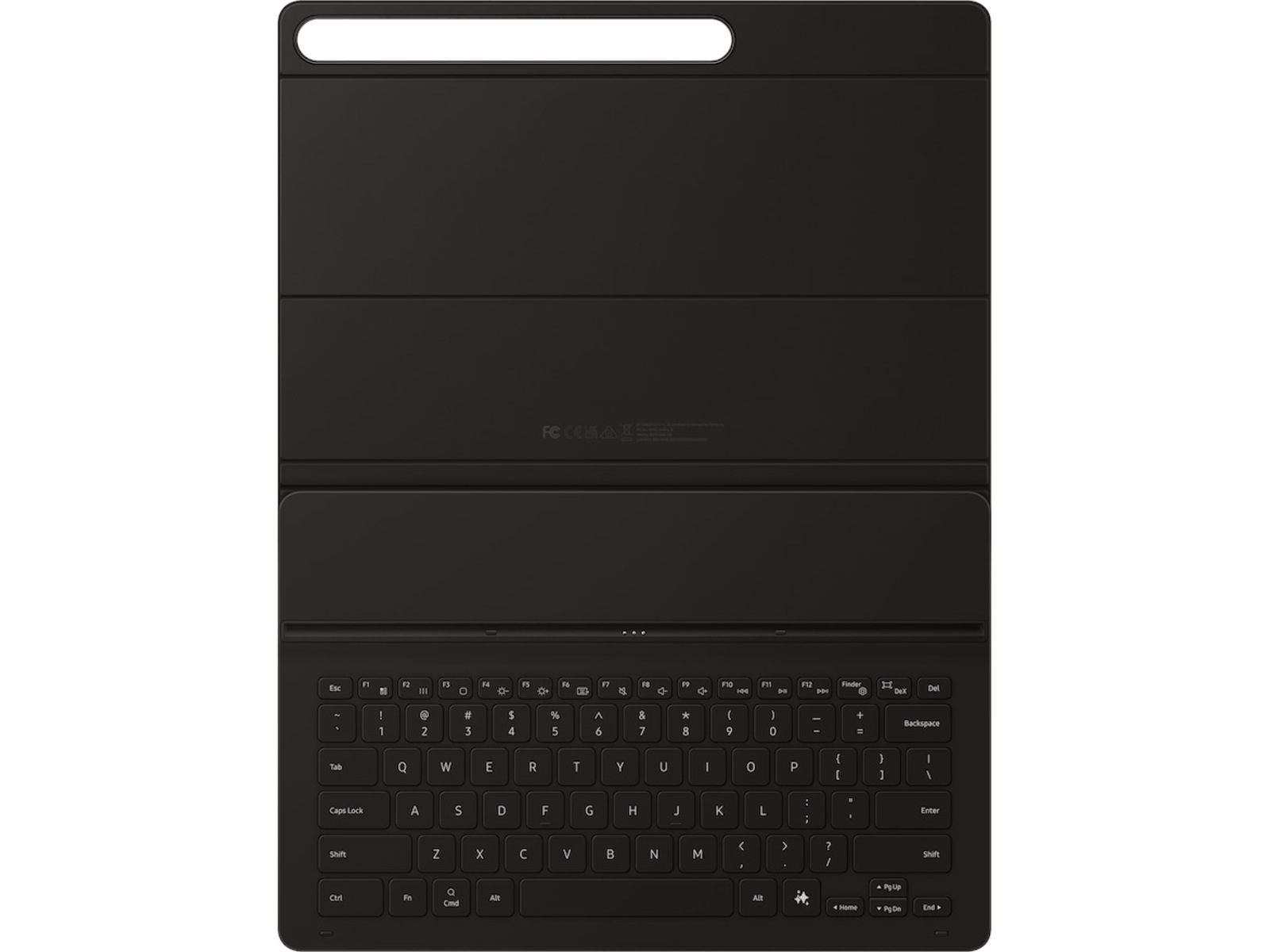 Samsung Galaxy Tab S10 FE+ Book Cover Keyboard Slim (sort) Tastatur og stylus