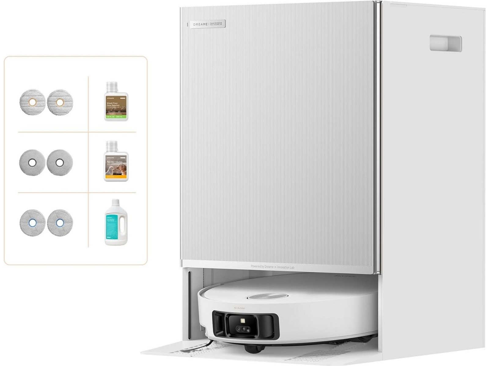 Dreame matrix 10 Ultra Robotdammsugare (vit) Robotstøvsugere