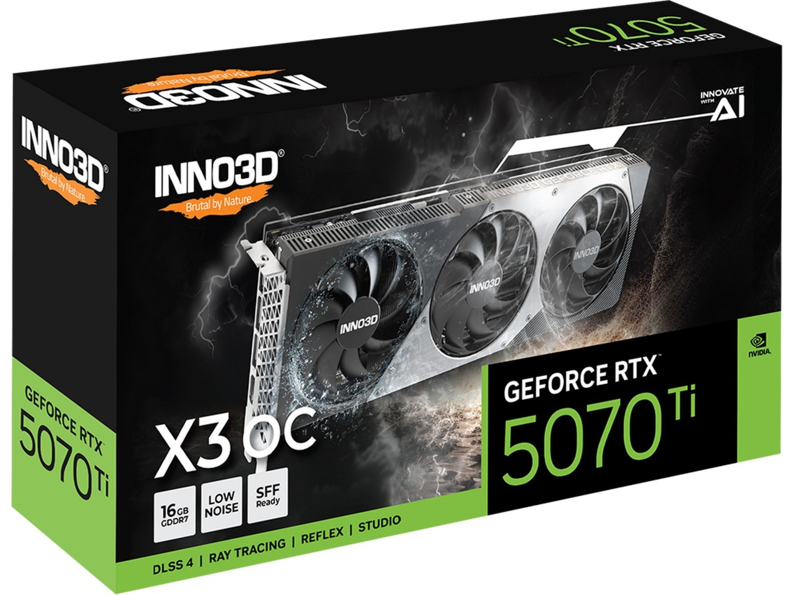 INNO3D GeForce RTX 5070 Ti X3 OC Grafikkort