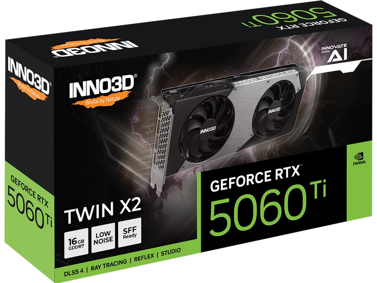 INNO3D GeForce RTX 5060 Ti 16GB TWIN X2 Grafikkort