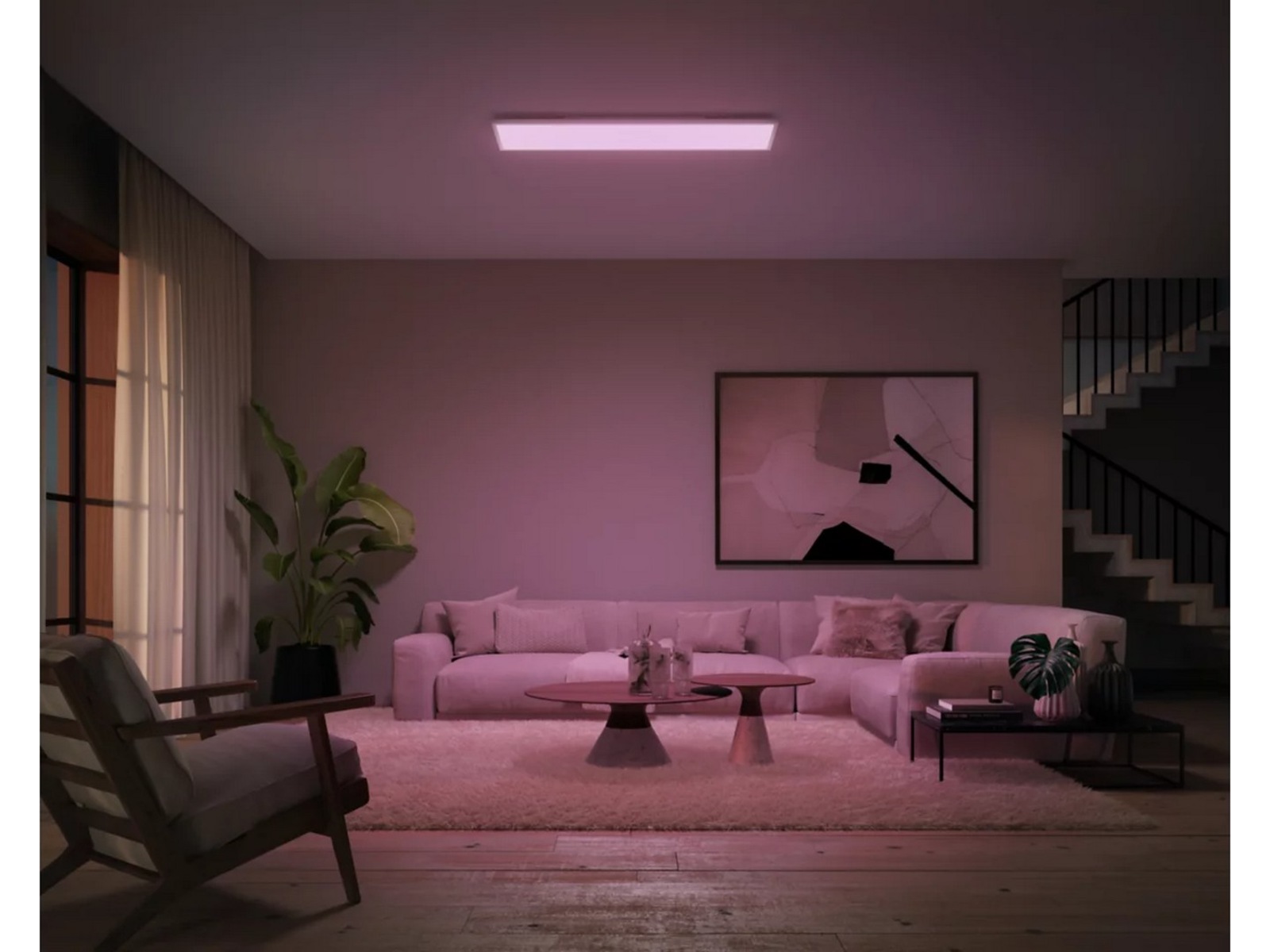 Philips Hue Surimu rektangulär paneltaklampa Loftlampe