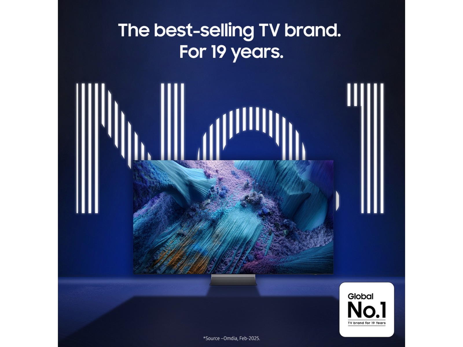 Samsung 43" Q7F2 QLED 4K Smart TV (2025) + Soundbar 20 - 49 tommer TV