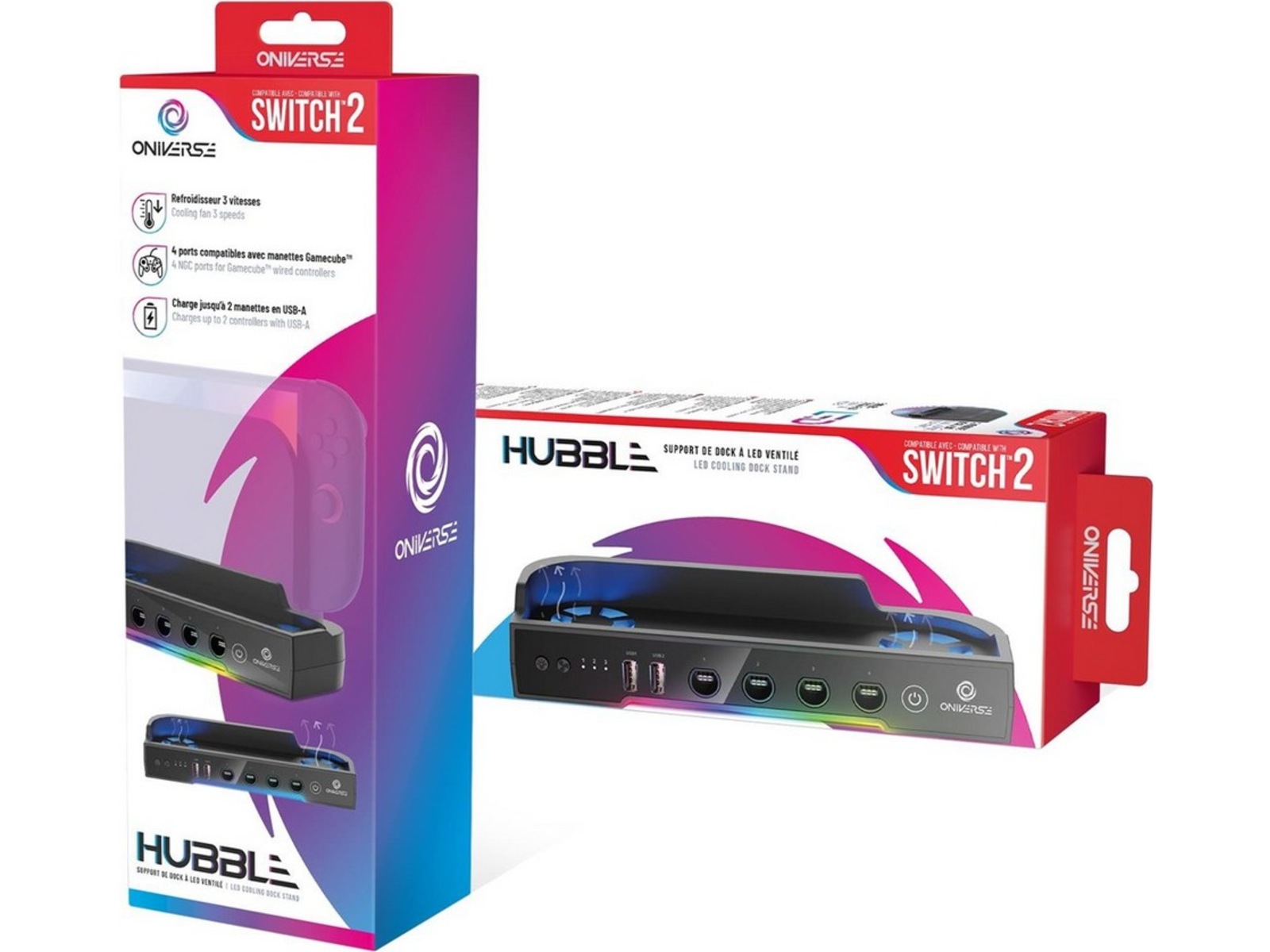 Oniverse Hubble Nintendo Switch 2 Dock og displaystander Tilbehør til spilkonsoller