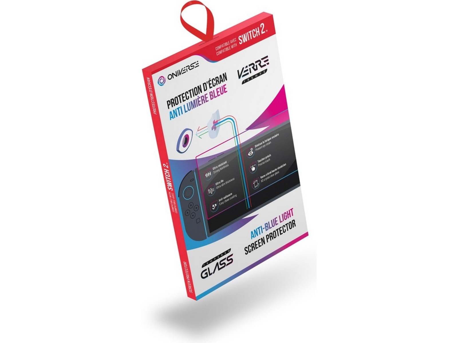 Oniverse Anti-Bluelight skærmbeskytter Nintendo Switch 2 Tilbehør til spilkonsoller