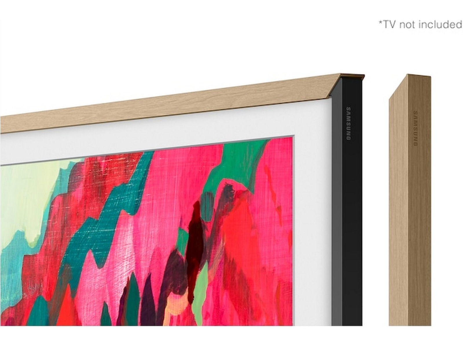 Samsung The Frame Pro 85" LS03FW + ramme Beige Wood 60 - 69 tommer TV