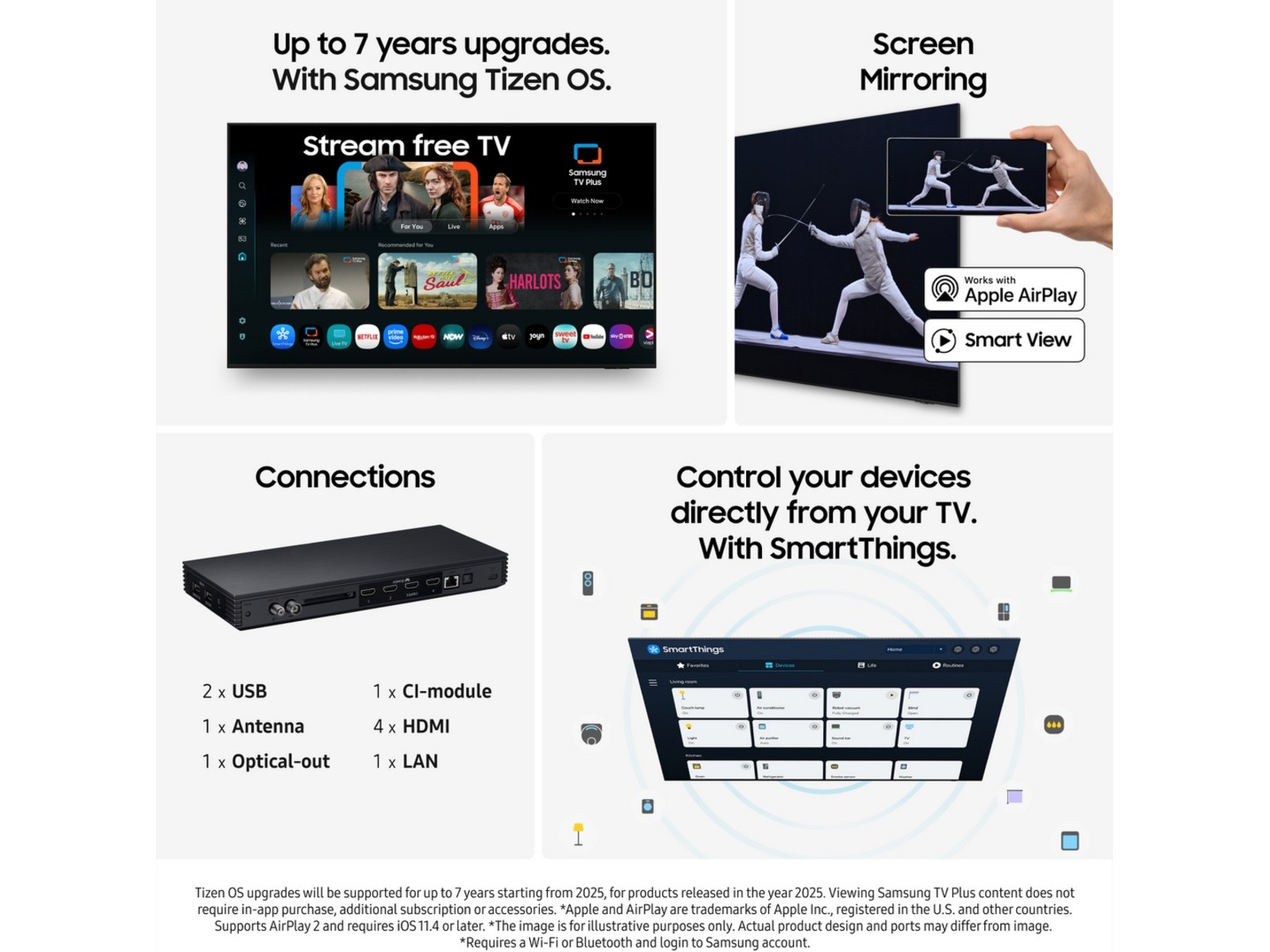 Samsung The Frame Pro 85" LS03FW + ramme Beige Wood 60 - 69 tommer TV