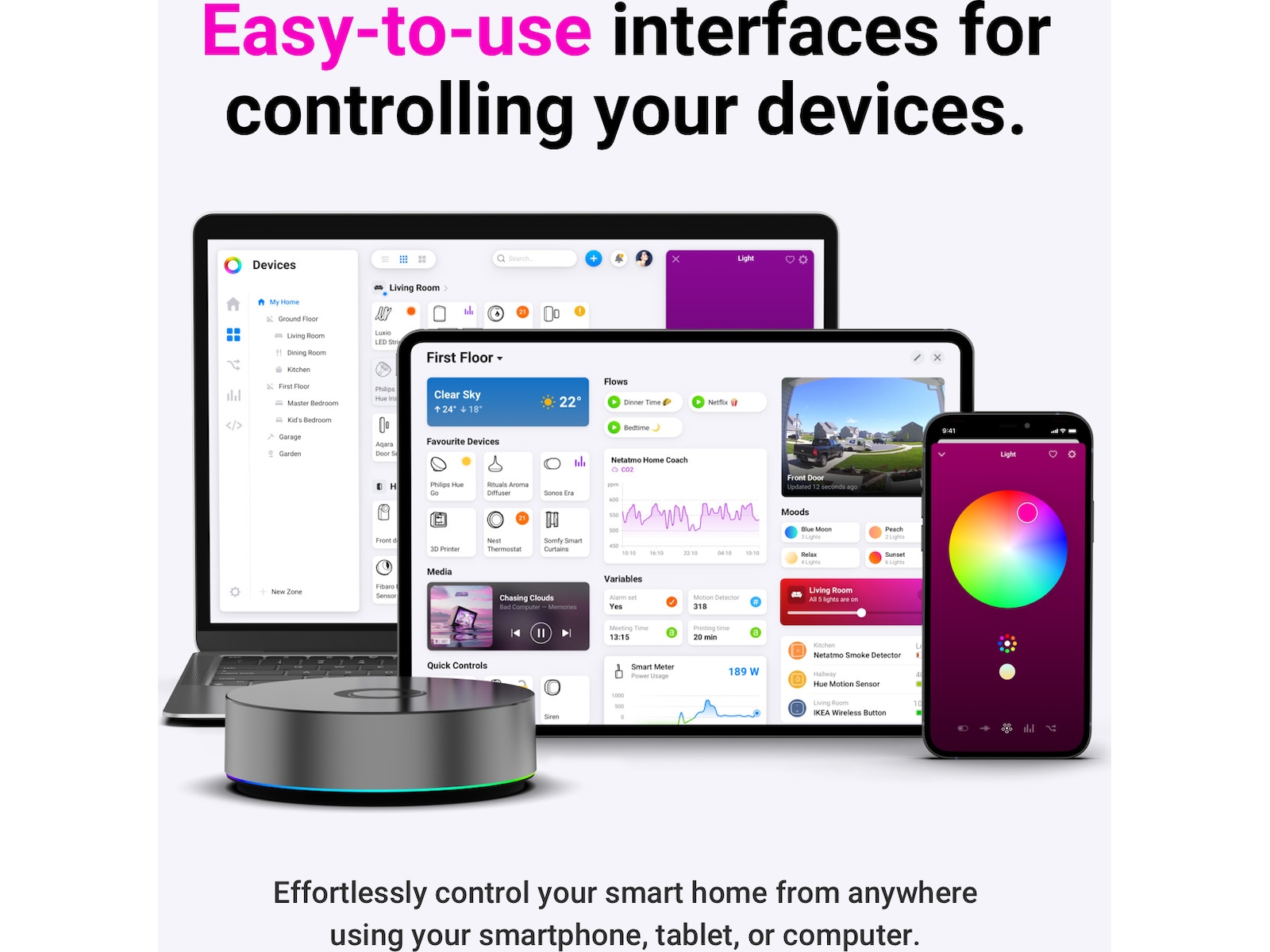 Athom Homey Pro (2026) Smart Home Hub Smarthub/ bridge