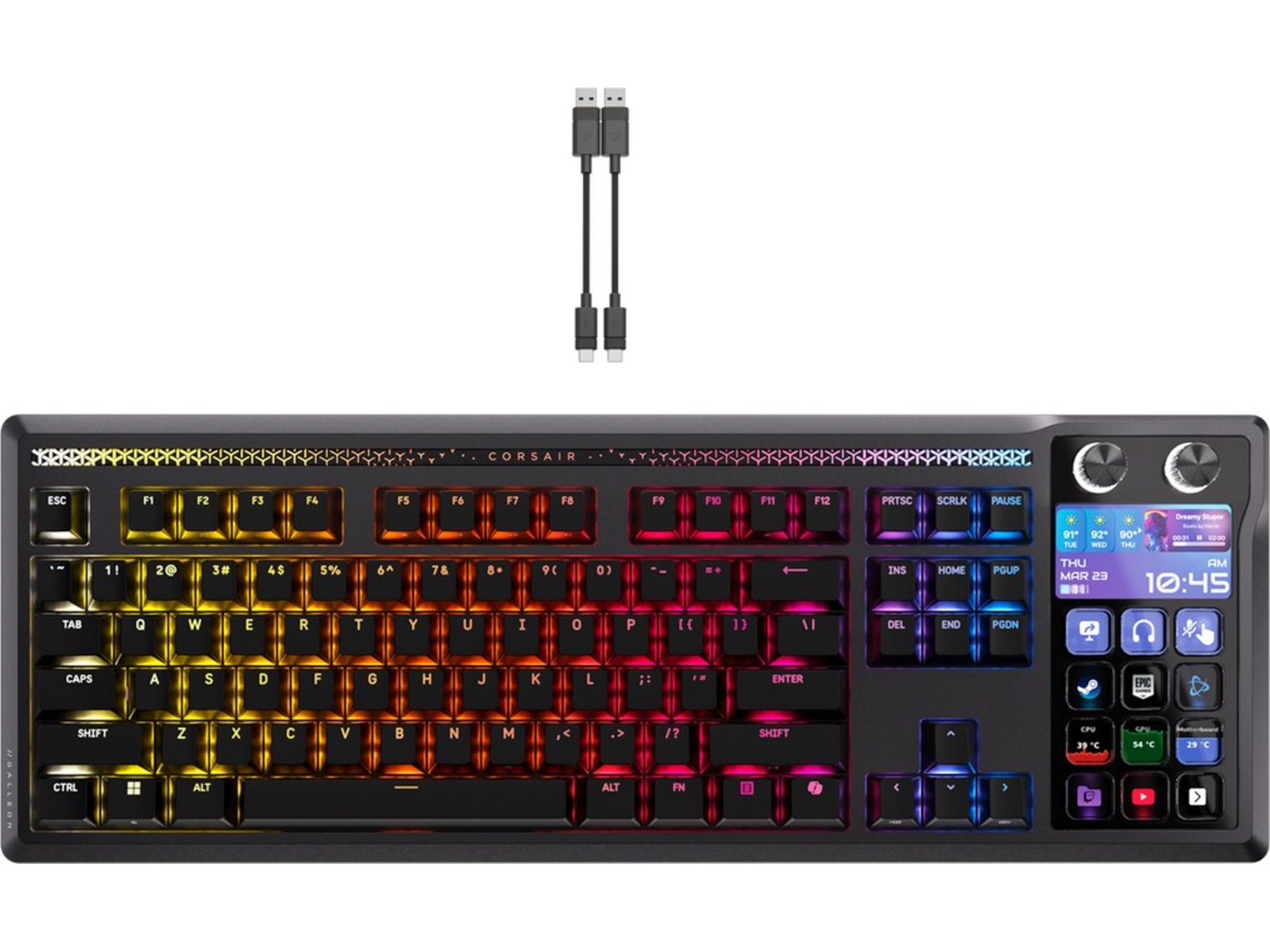 Corsair GALLEON 100 SD mekanisk gamingtastatur RGB Gamingkeyboard