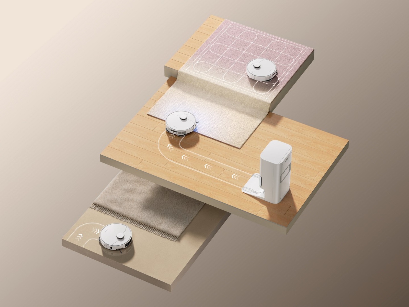 Dreame L10s Ultra Gen 3 robotstøvsuger (hvid) Robotstøvsugere