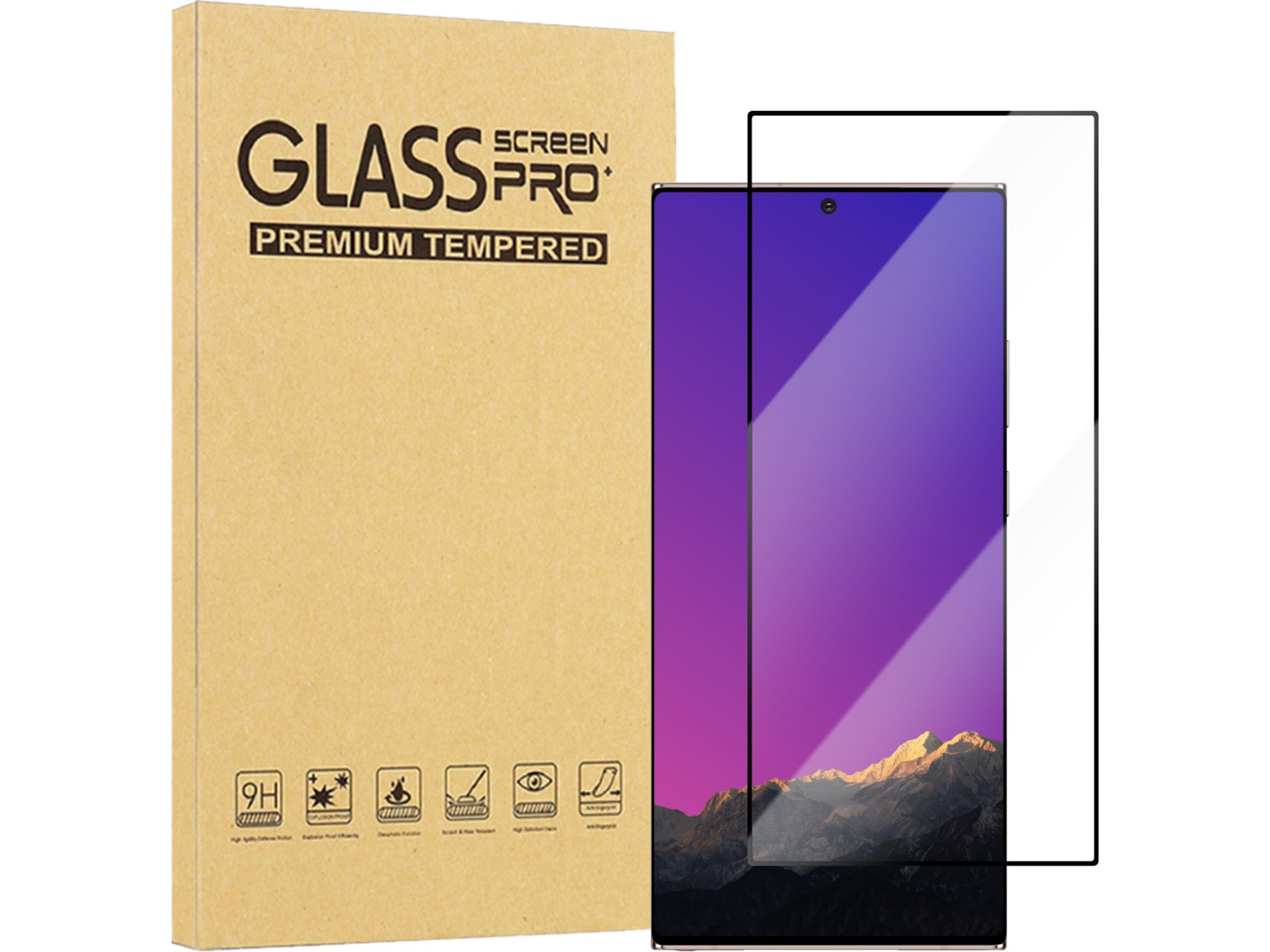 iiglo Galaxy S24 Ultra Skærmbeskytter Skærmbeskyttelse mobiltelefon